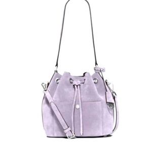 Miachel Kors Greenwich Suede Bucket Bag